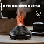 economico Luci intelligenti-Umidificatore d&#039;Aria Smart LED Diffusore Aromaterapia USB Colorato a Fiamma Diffusori Portatili per Oli Essenziali per Fragrante Ambientale in Casa