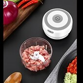 お買い得  キッチン用品＆小物-100/250 ミリリットルミニポータブル電気ガーリックチョッパー usb 充電ジンジャーマッシャーマシン頑丈で耐久性のあるチリ野菜クラッシャーキッチンツールキッチンアクセサリー
