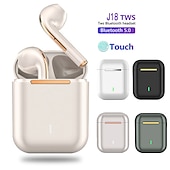 abordables Auriculares TWS-Auriculares TWS verdaderamente inalámbricos J18 con micrófono auriculares de juego auriculares deportivos para teléfonos Android e iOS