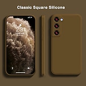 お買い得  サムスン用ケース-Samsung Galaxy S24 S23 S22 S21 S20 Plus Ultra S9 Plus A12 A32 A52 A13 S25 Ultra用電話ケース リキッドシリコンケース スリム 耐キズ ソフトエッジ ソリッドカラードシリカゲル