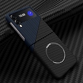 お買い得  サムスン用ケース-Samsung Galaxy Z Flip 6 Z Flip 5 Z Flip 4 Z Flip 3 用 Magsafe フリップ 磁気フルボディ保護ライン/ウェーブ PC