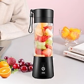 levne Kuchyňské spotřebiče-přenosný mixér osobní mixér s USB dobíjecím mini mixérem na ovocné šťávy mixér osobní velikosti na smoothie a koktejly mini odšťavňovač cestovní šálek 380 ml ovocné šťávy