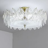preiswerte Kronleuchter-50 cm Insel Design Deckenleuchten Metall galvanisiert modern 220-240v