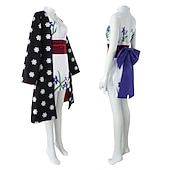 economico Costumi anime-Tuta Intera Film: Red Nico Robin Anime Abiti Mascherata Kimono Cappotto kimono Per Per donna Adulti