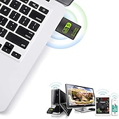 billige Kabler-usb wifi bluetooth adapter 600mbps dual band 2,4/5ghz trådløst nettverk ekstern mottaker mini wifi adapter for pc/bærbar PC/stasjonær