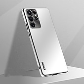 abordables Coques Samsung-Coque de téléphone pour Samsung Galaxy S23 S22 S21 Plus Ultra arrière en plastique dépoli étui complet protecteur contre la poussière en TPU PC métal de couleur unie