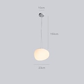 preiswerte Pendelleuchte-Pendelleuchten 1 Lichtkugel-Pendelleuchte, moderne verstellbare Küchen-Hängedeckenleuchte