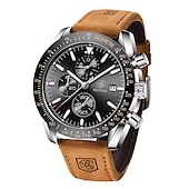 cheap Quartz Watches-BENYAR Mens Quartz Watches  Chronograph Analog Quartz Movement Stylish Sports Designer Wrist Watch 30M Waterproof Elegant Gift Watch for Men