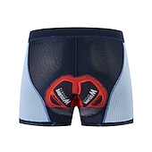 abordables Ropa Interior y Capas Base para Hombre-WOSAWE Hombre Ropa interior de ciclismo Pantalones cortos bicicleta Culotte Ciclismo Bicicleta Bermudas Pantalones cortos Ropa interior Ajuste semiformado MTB Bicicleta Montaña Ciclismo Carretera