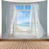 baratos tapeçaria de paisagem-paisagem tapeçaria de parede grande art déco cobertor cortina pano de mesa de piquenique pendurado casa quarto sala de estar decoração do dormitório fibra de poliéster para quarto sala de estar