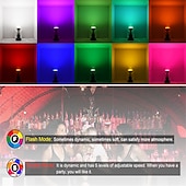 お買い得  スマートライト-gu10 led スポット電球 5 w 色がリモート rgb ホワイト メモリ ムード アンビエンス ライティングで変化