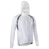 billiga Jackor och västar för män-Herr Vindtät jacka Cykeljacka Regnjacka Hög synlighet Vattentät Vindtät Andningsfunktion Cykel Jacka Regnjacka Bergscykling Vägcykling Stadscykling Vit ljusgrön Blå Cykelkläder / Långärmad / Elastisk