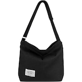 economico Borsette e borse tote-borsa a tracolla in tela da donna – borsa a tracolla minimalista regolabile per uso casual, da viaggio e quotidiano
