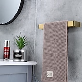 abordables Barres repose-serviettes-Porte-serviettes Mural 26CM, Porte-Serviettes Salle de Bain Inox, Porte-Serviettes, Porte-Serviettes Invités, Porte-Serviettes de Bain pour Salle de Bain et Cuisine