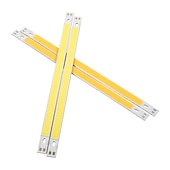 זול נורות תאורה-2 יחידות 120x10 מ&quot;מ d12v 15w נורה שבב cob סופר בהירה עוצמה גבוהה 1450lm אלומיניום נורת led התקנים צמודים על פני השטח אור חרוזים אור עבור חנייה נורה אור מנורות ימיות