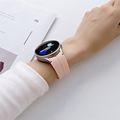 economico Cinturini per orologi Samsung-Cinturino per orologio  per Samsung Orologio 7/6/5/4 40/44mm, Orologio 5 Pro 45mm, Orologio 6 Classic 43/47mm, Orologio 4 Classic 42/46mm Silicone Sostituzione Cinghia 20mm Chiusura Magnetica