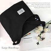 economico Borsette e borse tote-borsa a tracolla in tela da donna – borsa a tracolla minimalista regolabile per uso casual, da viaggio e quotidiano