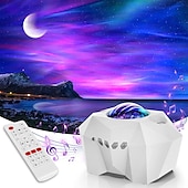 abordables lumières de projecteur de galaxie d&#039;étoile-aurora galaxy projecteur lumière projection d&#039;étoiles avec haut-parleur de musique projecteur de veilleuse avec lune projecteur d&#039;aurores boréales pour chambre/salle de jeux/home cinéma/plafond