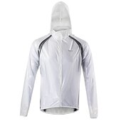 billiga Jackor och västar för män-Herr Vindtät jacka Cykeljacka Regnjacka Hög synlighet Vattentät Vindtät Andningsfunktion Cykel Jacka Regnjacka Bergscykling Vägcykling Stadscykling Vit ljusgrön Blå Cykelkläder / Långärmad / Elastisk