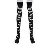 economico Teschi &amp; Ossa-Teschio scheletro Halloween Calze e autoreggenti Oggetti di scena di Halloween Halloween Per donna Halloween martedì grasso Costumi di Halloween facili Vestirsi