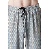 levne ležérní kalhoty-Pánské Běžec Kalhoty Kalhoty chinos Kalhoty pro volný čas Flitrové kalhoty Šňůrky Elastický pas Lesklá metalíza Pevná barva Noční klub Disco světla Na běžné nošení Hip Hop Stříbrná Černá