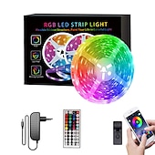 お買い得  WiFi&amp;音楽コントロール-led スマート ストリップ ライト 10 メートル 20 メートル 30 メートル rgb 音楽同期 12v led ストリップ 5050 smd 色を変更する led ライトと bluetooth コントローラ アダプタ寝室ホーム テレビ バックライト diy の装飾