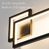 cheap Indoor Wall Lights-Modern LED Acrylic Wall Lamp 15W 28W Tricolor Dimming / Warm Light can be Selected for Bedroom Corridor Stair Bathroom Indoor Lighting Lamps Home Decoration