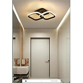 voordelige Dimbare plafondlampen-24cm semi-inbouw plafondlampen metaal geverfde afwerkingen led nordic style 3000/6000k 110-120v 220-240v