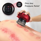 billiga Helkroppsmassage-12 växlar elektrisk vakuumkoppning massage kroppskopp anti-celluliter behandling massageapparat för kropp elektrisk skrapning skrapa fettförbränning bantning