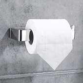 halpa Kylpyhuone tarvikesetti-kylpyhuonetarvikesarja 304 ruostumaton teräs 3-osainen pyyheteline, pyyherengas, wc-paperiteline, kirkkaan hopea