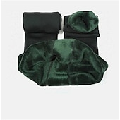 preiswerte Fleece gefütterte Leggings-Damen Fleecehosen Strumpfhosen Leggins Modisch In voller Länge Einfarbig Bauchkontrolle Kolbenheber Komfort elastisch Casual Schwarz Wein Marineblau Braun