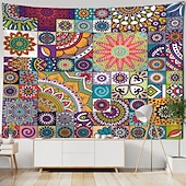 tanie Tkanina mandali-Mandala czeski indyjski gobelin ścienny art decor koc kurtyna wisząca strona główna sypialnia salon akademik dekoracja boho hippie psychodeliczny kwiatowy kwiat lotosu