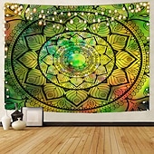 tanie Tkanina mandali-mandala czeski gobelin ścienny art decor koc kurtyna wiszący dom sypialnia salon akademik dekoracja boho hippie psychodeliczny kwiatowy kwiat lotos indyjski