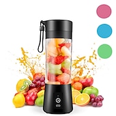 levne Kuchyňské spotřebiče-přenosný mixér osobní mixér s USB dobíjecím mini mixérem na ovocné šťávy mixér osobní velikosti na smoothie a koktejly mini odšťavňovač cestovní šálek 380 ml ovocné šťávy