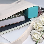 economico Borsette e borse tote-borsa a tracolla in tela da donna – borsa a tracolla minimalista regolabile per uso casual, da viaggio e quotidiano
