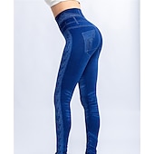 tanie -Damskie Wysoka talia Kwiatowy Moda Wygodne Wyszczuplenie brzucha Podnoszenie pośladków Wysoka elastyczność Obuwie sportowe Athleisure Czarny Niebieski Lato Wiosna Jesień Rurki