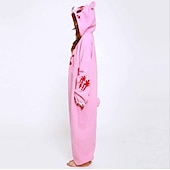 baratos Fantasias de macacão-Adulto Desenho Animado Vestuário de Noite Fantasia de macacão Fantasia de Carnaval Desenhos Animados Pijamas Macacão Pijama Kigurumi fantasia engraçada Para Homens e Mulheres Carnaval desenho animado