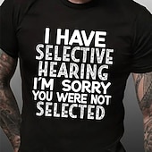 Men's Slogan T Shirt Casual Style Cotton Short Sleeve Graphic Shirt Blue-Green Black Wine Comfortable Tee Vacation Holiday Fashion Designer Clothing 7