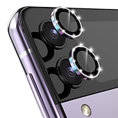tanie Folie ochronne do telefonów Samsung-1 zestaw Osłona obiektywu kamery Na Samsung Galaxy Z Flip 7 Z Flip 5 Z Flip 4 Szkło hartowane Stop aluminium Twardość 9H Antyodciskowa Diament Odporne na zadrapania
