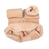 preiswerte Fleece gefütterte Leggings-Damen Fleecehosen Strumpfhosen Leggins Modisch In voller Länge Einfarbig Bauchkontrolle Kolbenheber Komfort elastisch Casual Schwarz Wein Marineblau Braun
