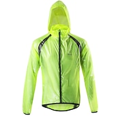 billiga Jackor och västar för män-Herr Vindtät jacka Cykeljacka Regnjacka Hög synlighet Vattentät Vindtät Andningsfunktion Cykel Jacka Regnjacka Bergscykling Vägcykling Stadscykling Vit ljusgrön Blå Cykelkläder / Långärmad / Elastisk