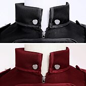 ieftine Îmbrăcăminte exterioară-Retro / vintage Punk și gotic Medieval Geacă Mascaradă Σμόκιν Vampiri Doctorul ciumei Stil Oficial Stil Vintage Mată Costume de fancy Pentru femei Steampunk Crăciun Halloween Carnaval Petrecere