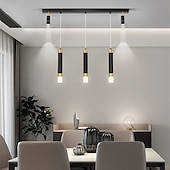baratos Luzes pendentes-Luminária suspensa Luminárias ajustáveis com holofotes, candelabro de 5 luzes e 7 luzes de acrílico Decoração do quarto Lâmpada do teto Sala de jantar, Sala de estar, Bar, Iluminação pendente da