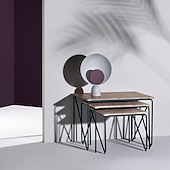 お買い得  テーブル＆フロアランプ-led テーブル ランプ軌道ライト、ネイビー ブルー 35 cm 20 w ベッドサイド ランプ