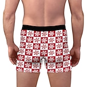 baratos Pijama de Natal-presente de Natal Boxer Curto Roupa Íntima Homens Natal Carnaval Baile de Máscaras Noite de Natal Natal Adulto Festa Natal