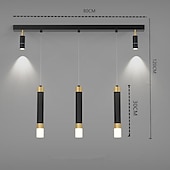 baratos Luzes pendentes-Luminária suspensa Luminárias ajustáveis com holofotes, candelabro de 5 luzes e 7 luzes de acrílico Decoração do quarto Lâmpada do teto Sala de jantar, Sala de estar, Bar, Iluminação pendente da