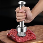 economico Utensili carne-Acciaio inossidabile 304 carne sfusa ago bistecca ago fibbia carne arrosto carne cravatta carne tenera carne tendine rotto artefatto bistecca martello strumento