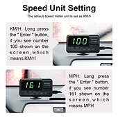 cheap Head Up Display-C60s Universal Digital GPS speedometer Car Hud head display MPH speed Alert Fatigue driving alert 100% for all cars Truck motorcycles ATV off-road pickup trucks motorcycle golf carts