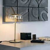 abordables lámpara de mesa y de piso-lámpara de mesa led galss dormitorio nórdico lámpara de noche sala de estar estudio luces decorativas interruptor de encendido / apagado