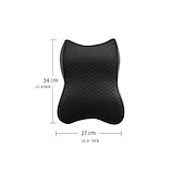 abordables Rellenos de almohadas-almohada para el cuello de espuma viscoelástica para el reposacabezas del coche